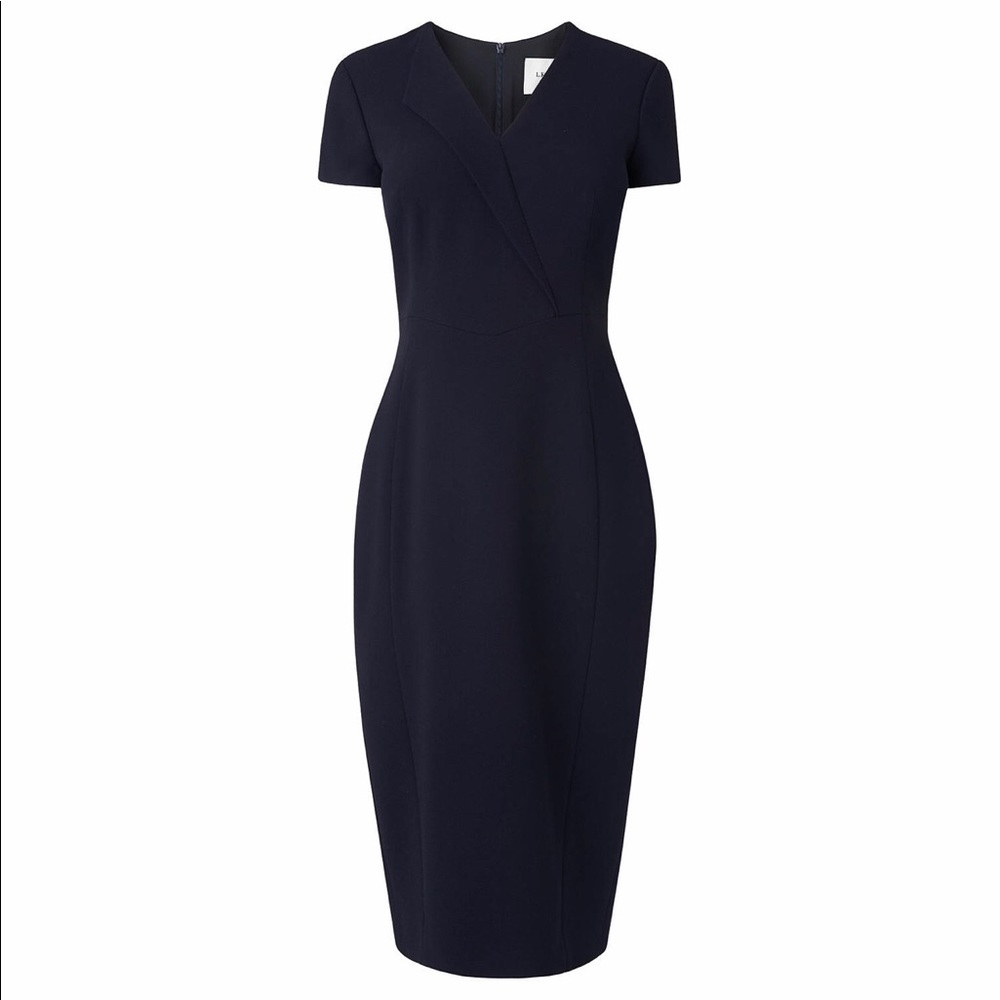 L.K. Bennett Eline Navy Dress